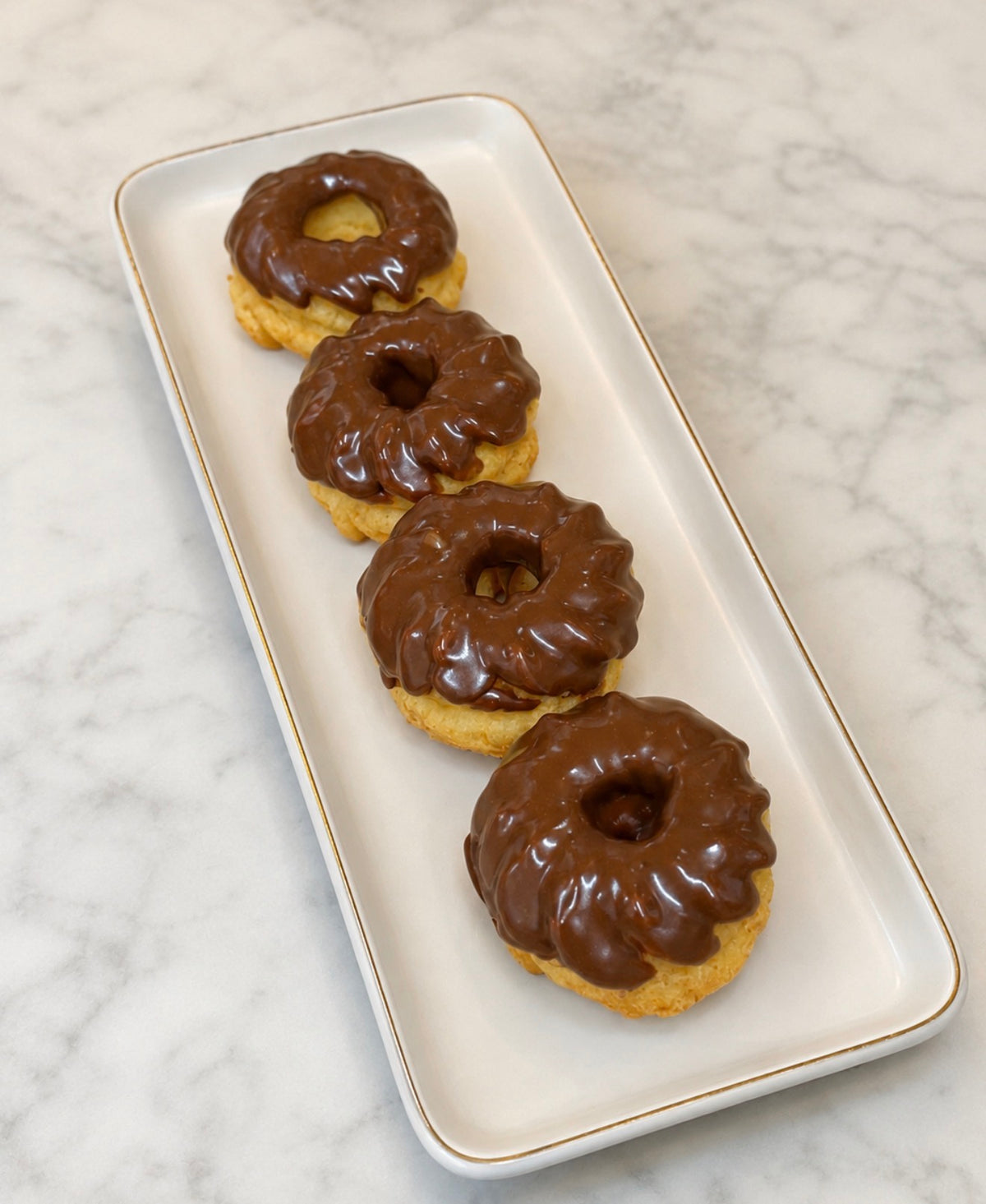 Chocolate Frosted French Donuts (Fridays)
