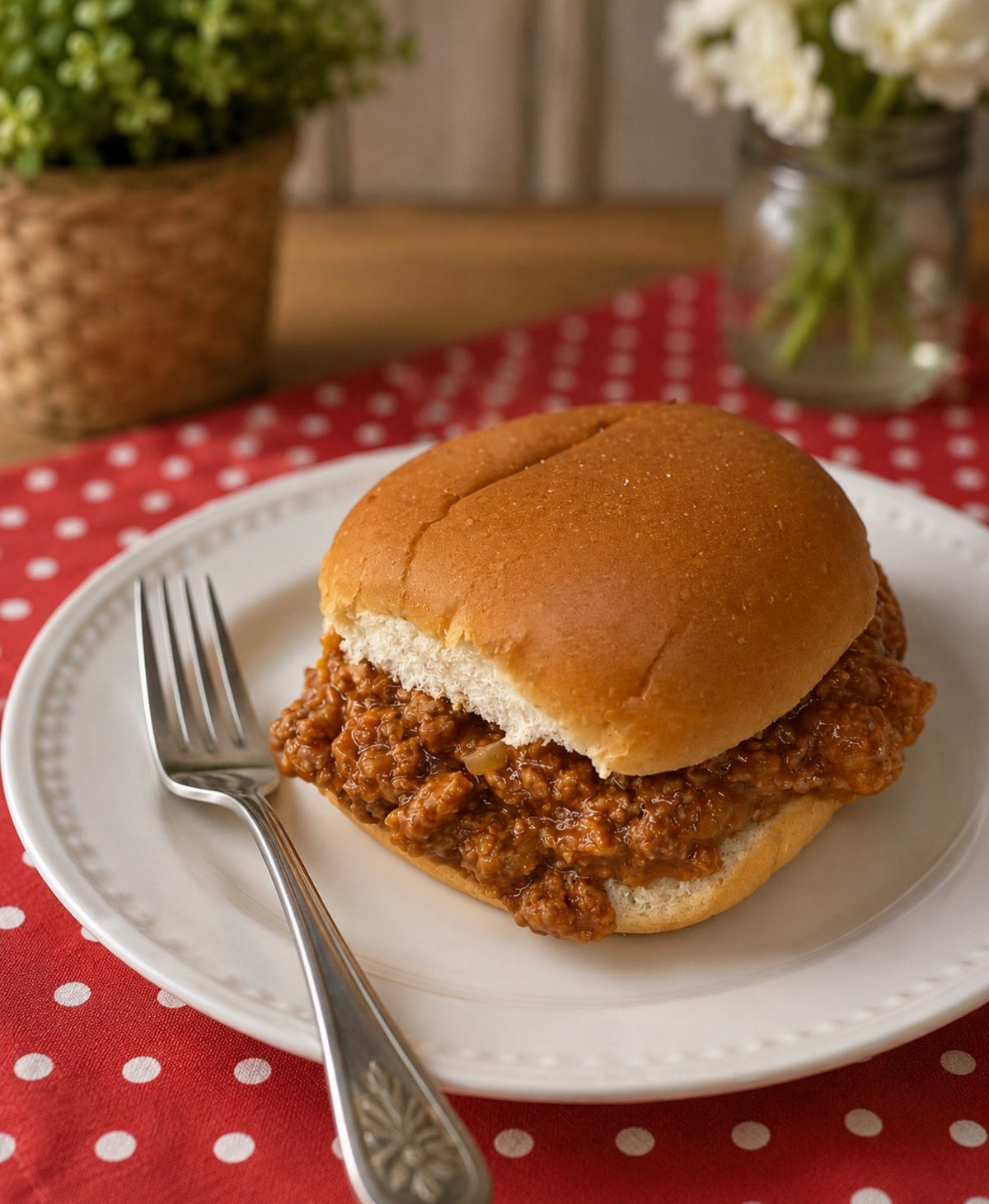 Sloppy Joe & Bag of Chips