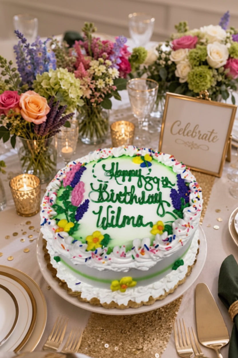 Cake- 10 inch -  Whipped Cream Icing
