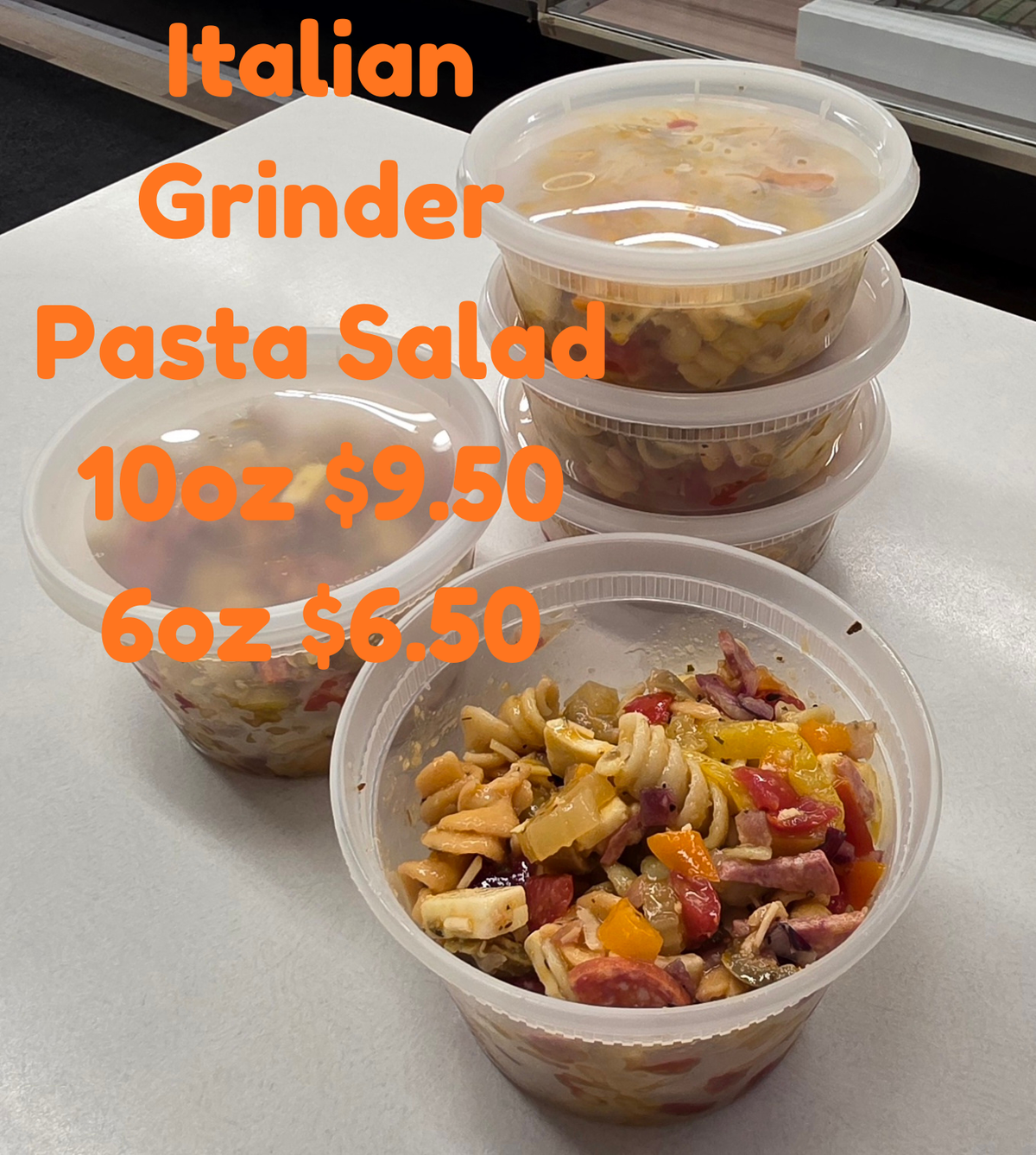 Italian Grinder Pasta Salad- 10 oz Large- Grab n' Go