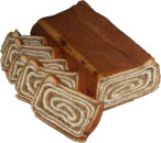 Sliced Italian Potica Cake